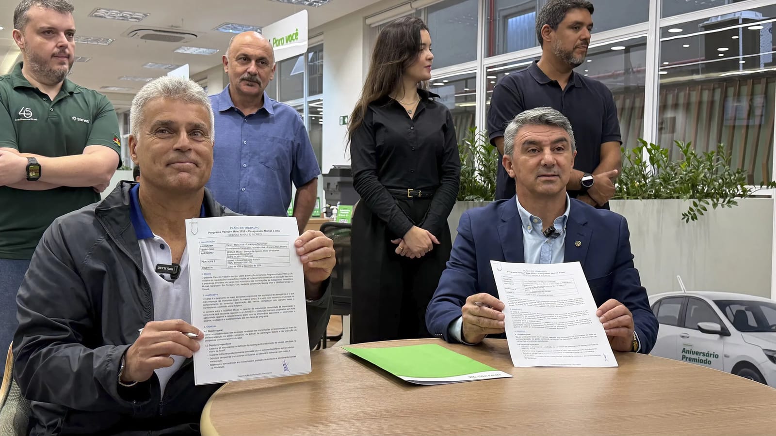 Sicredi e Sebrae Minas firmam parceria para fortalecer pequenos negócios em Minas Gerais